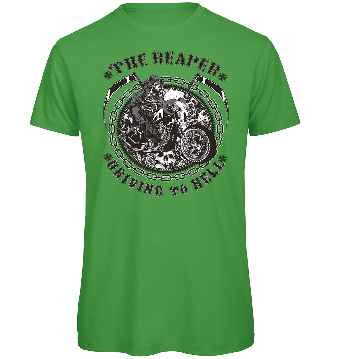 Grim Reaper Biker T-Shirt - Funky Aviation