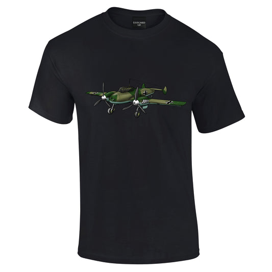 Messerschmitt BF110 Vintage Aircraft T-Shirt