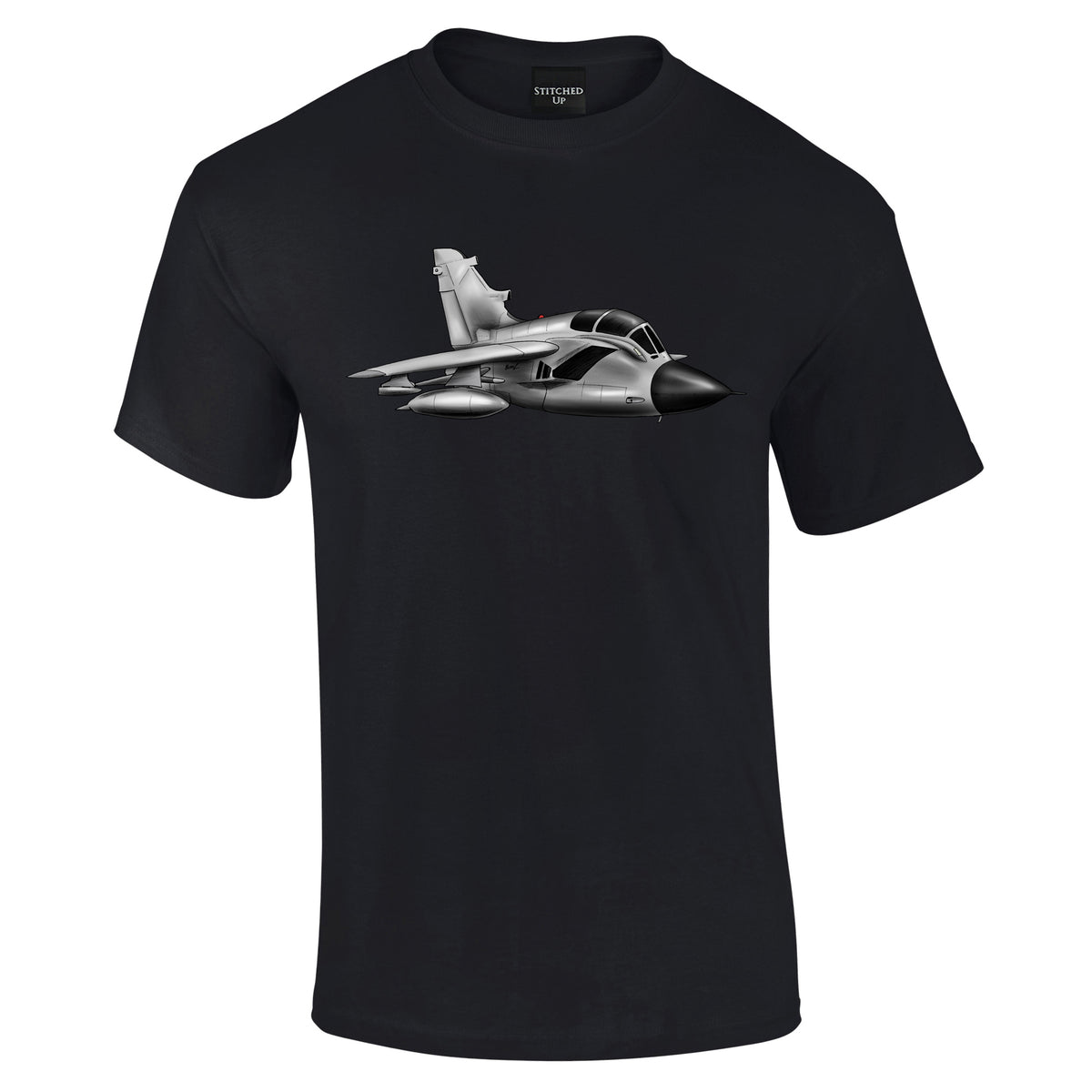 Tornado Jet In Flight Cartoon T-Shirt - Funky Aviation
