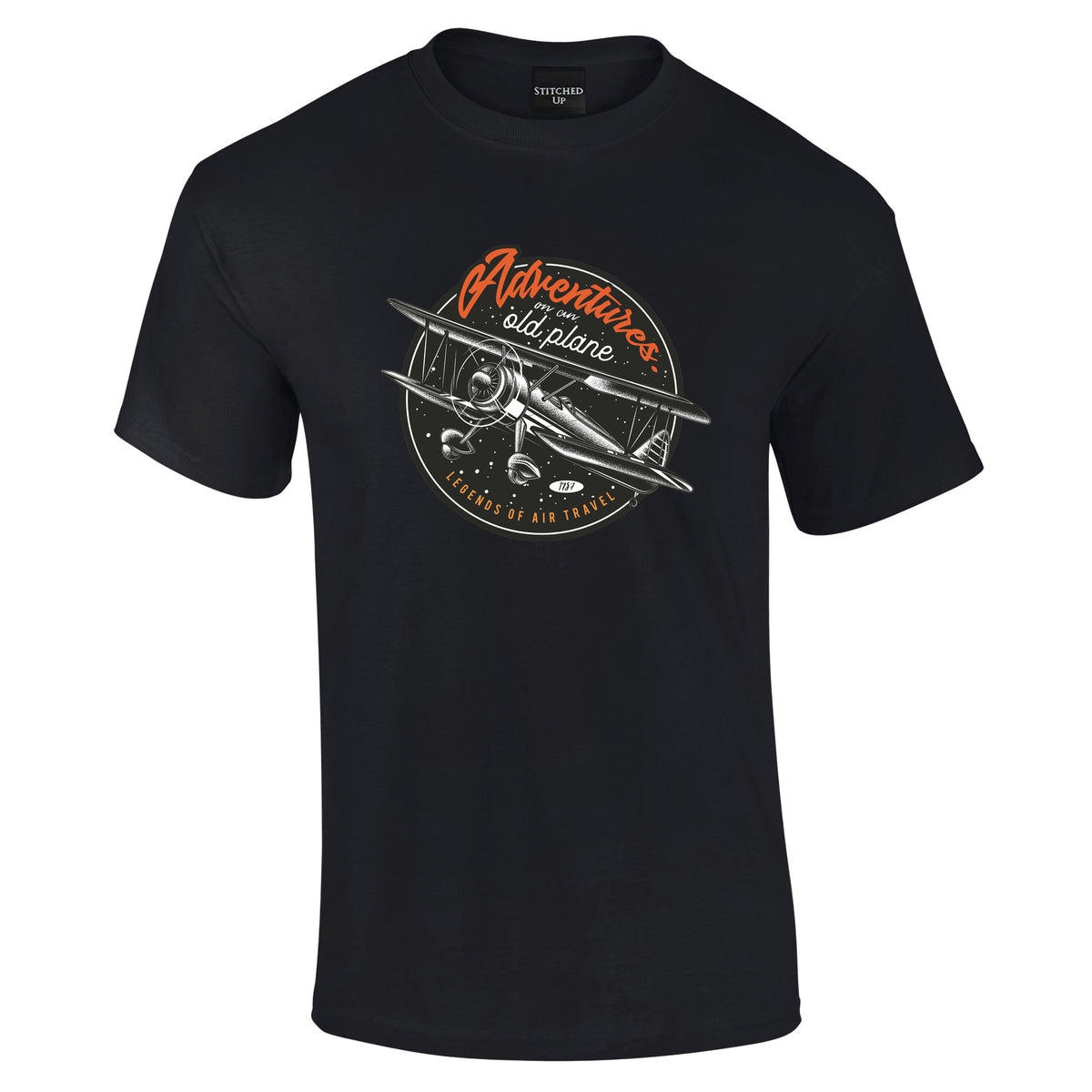Adventures in an Old Plane T-Shirt - Funky Aviation
