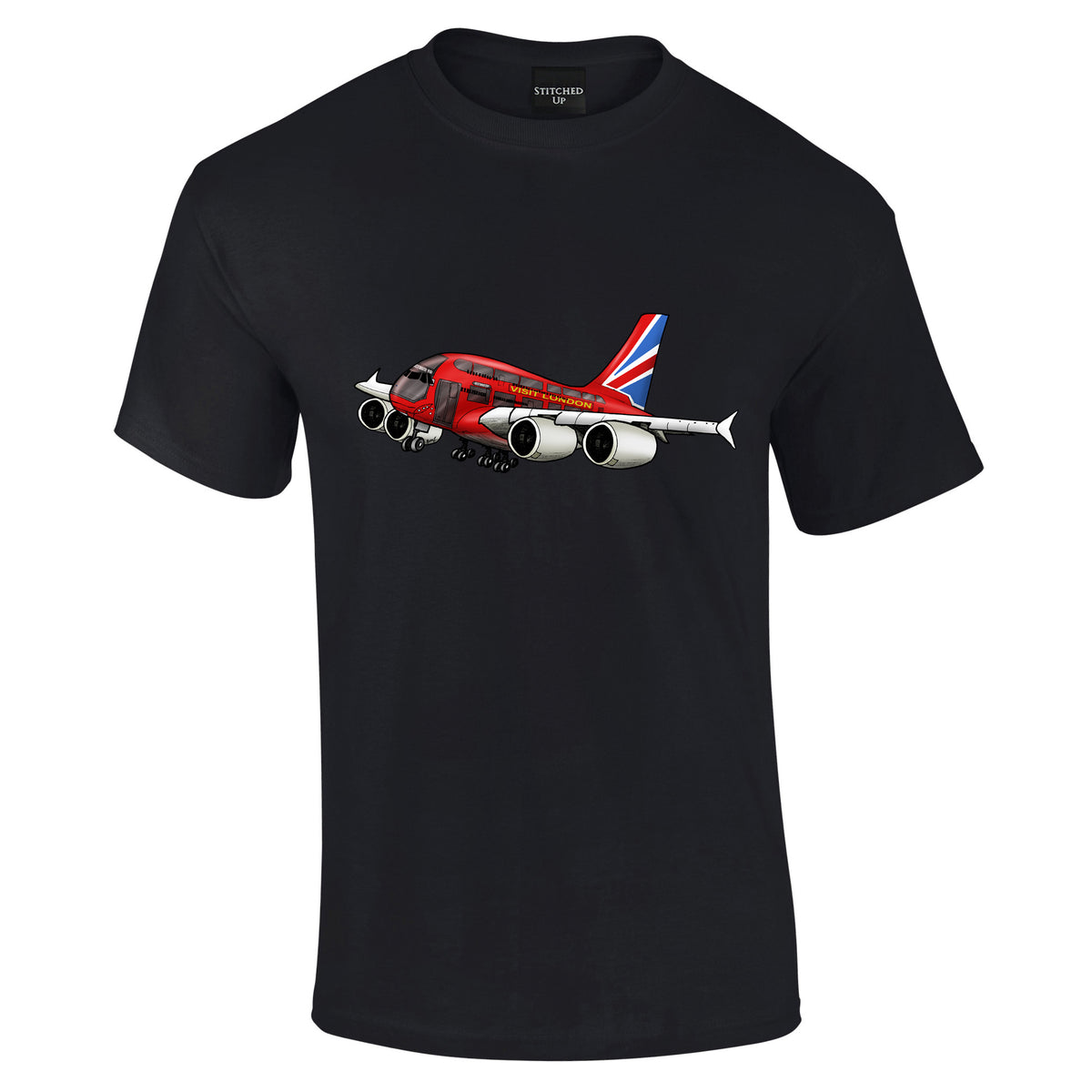 The London AirBus A380 T-Shirt - Funky Aviation