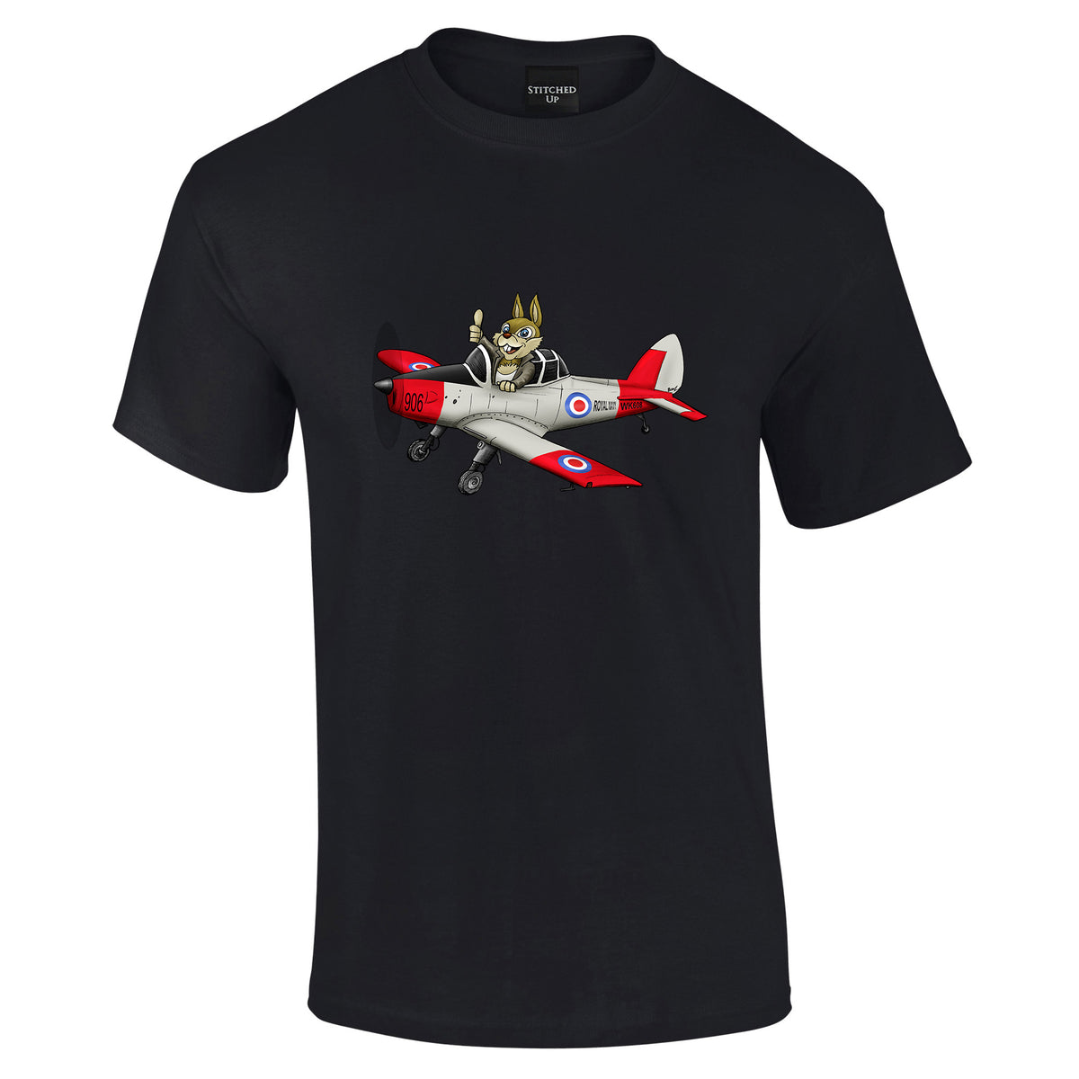 Vintage Chipmunk Cartoon T-Shirt - Funky Aviation
