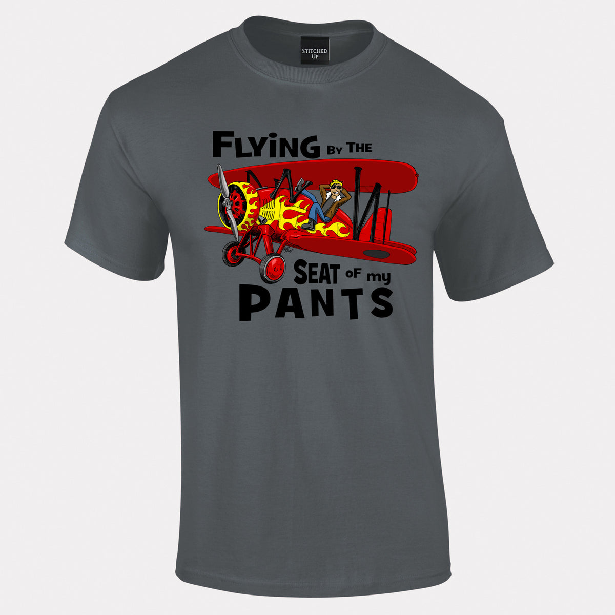 Flying by the Seat of my Pants T-Shirt - Funky Aviation