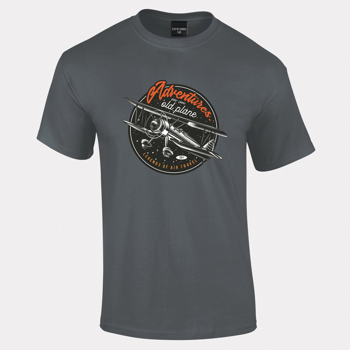 Adventures in an Old Plane T-Shirt - Funky Aviation