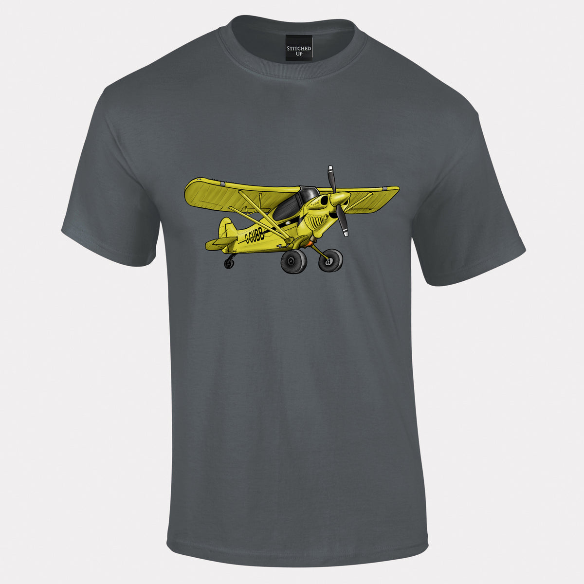 Carbon Super Cub Aircraft T-Shirt G-CUBB - Funky Aviation