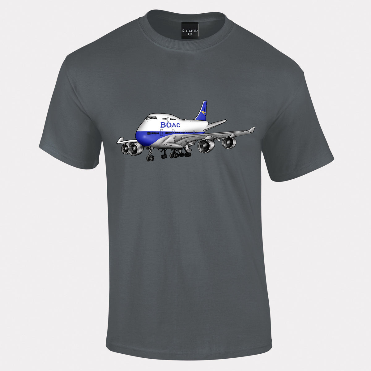 BOAC Boeing 747 Retro T-Shirt - Funky Aviation