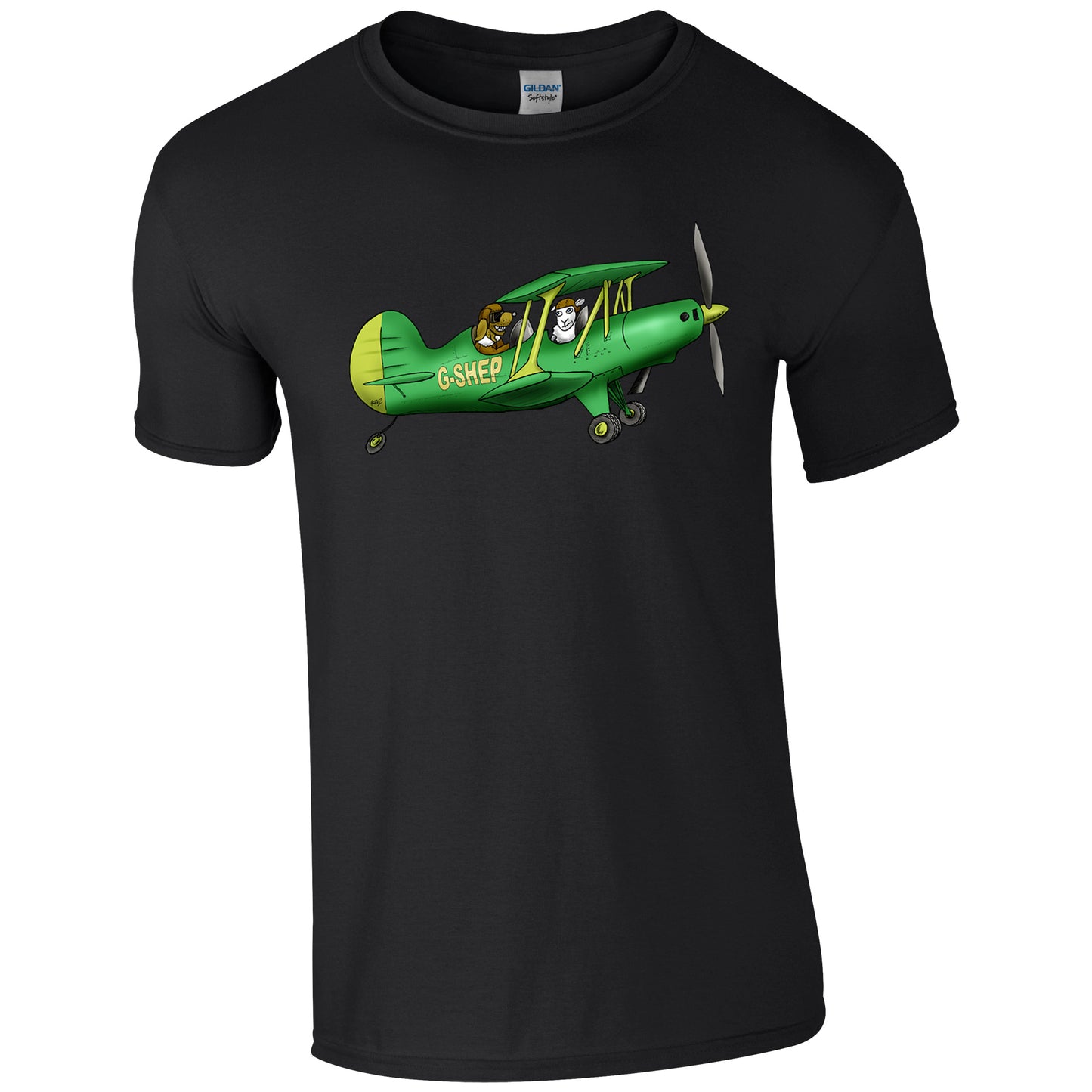 Crop Duster Agricultural Cartoon T-Shirt