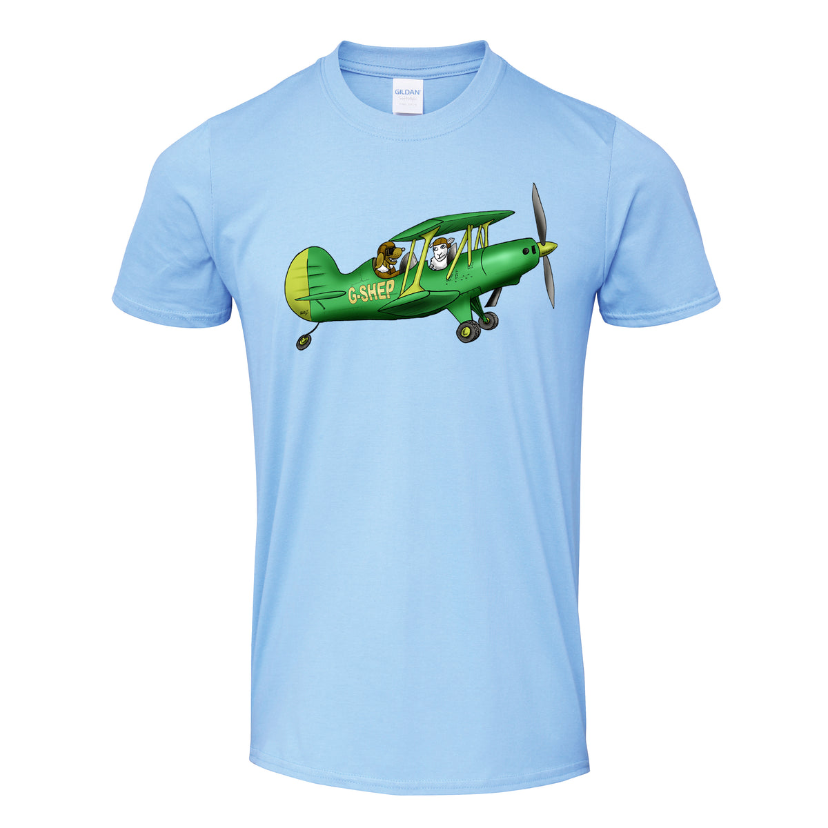 Crop Duster Agricultural Cartoon T-Shirt - Funky Aviation