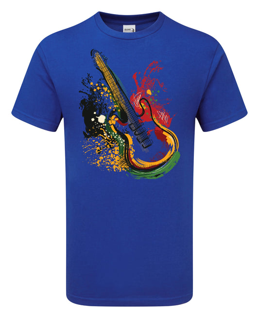 Guitar Splash Art T-Shirt