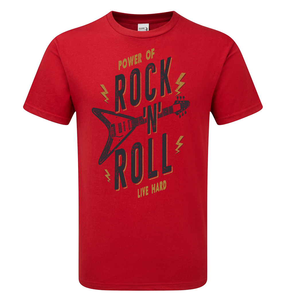 Rock N Roll Guitar T-Shirt