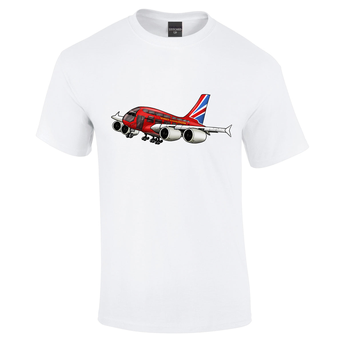 The London AirBus A380 T-Shirt - Funky Aviation