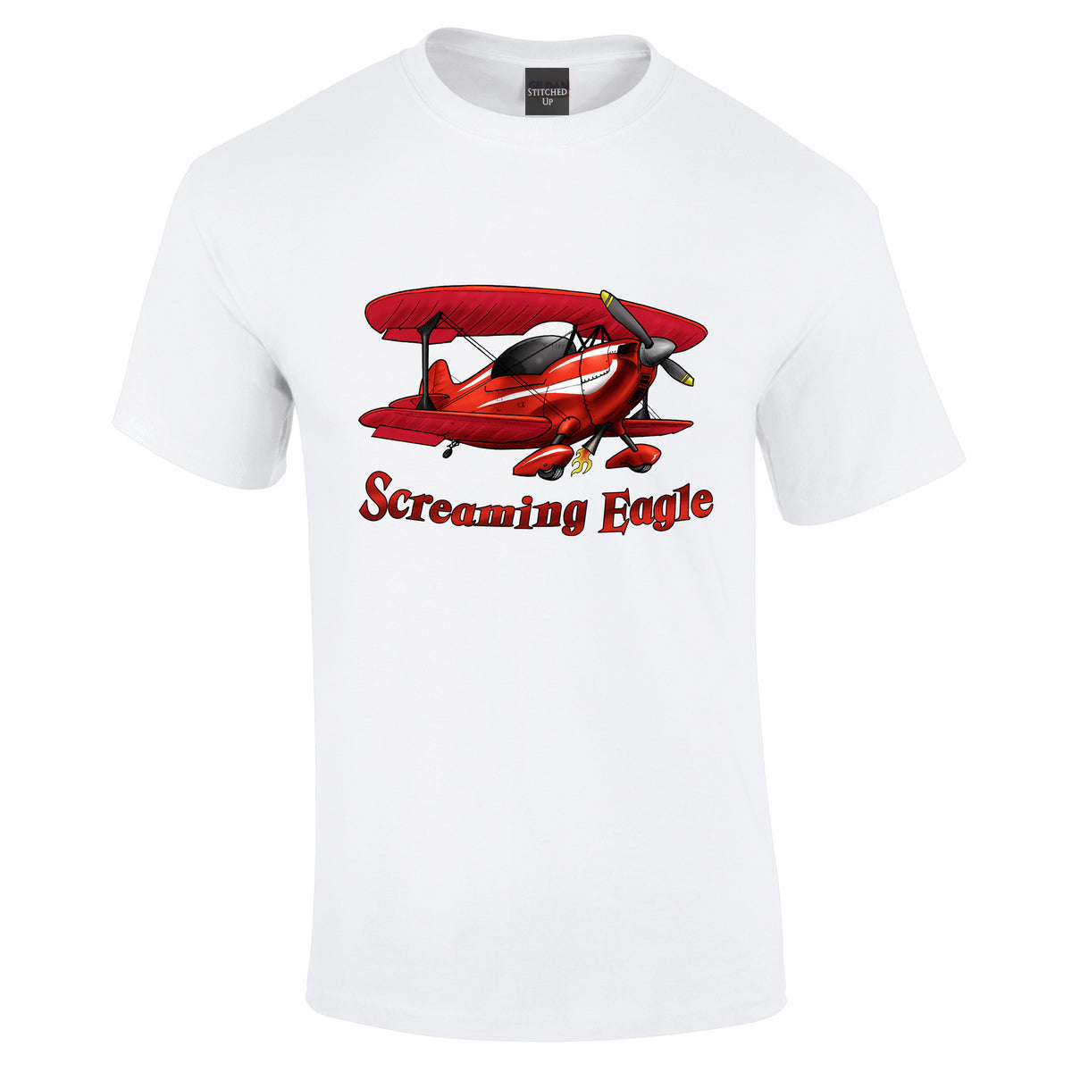 Christen Eagle T-Shirt Red Aerobatic - Funky Aviation