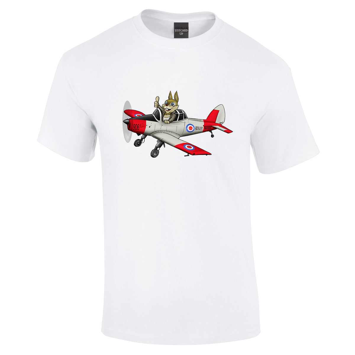 Vintage Chipmunk Cartoon T-Shirt - Funky Aviation