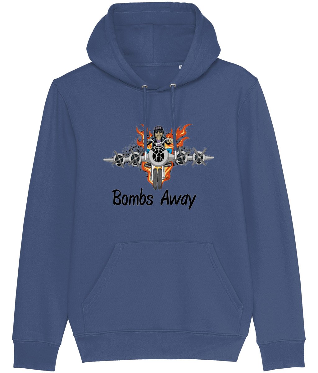 Bombs Away Biker Hoodie - Funky Aviation