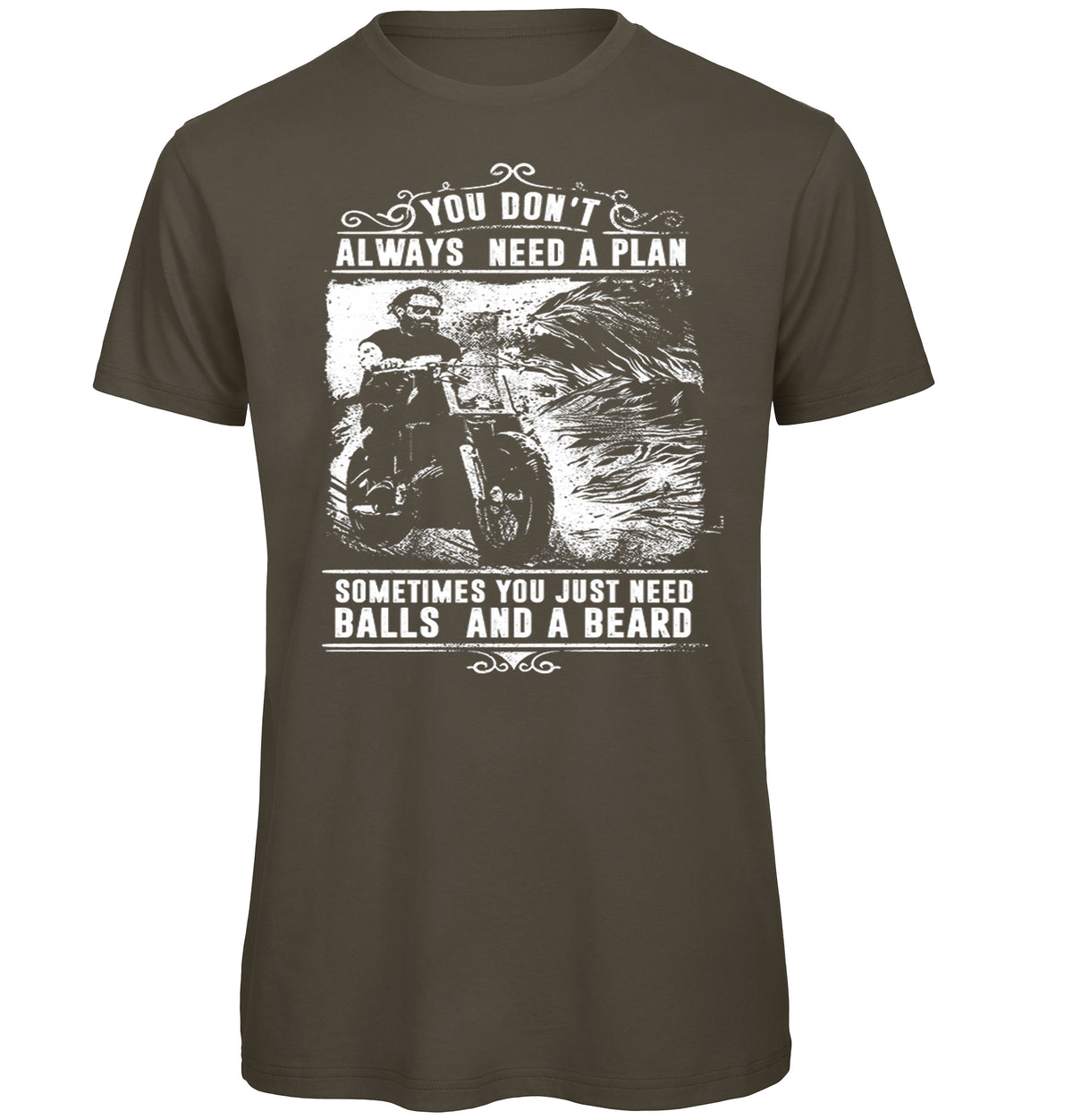 Always need a plan Biker T-Shirt - Scattee