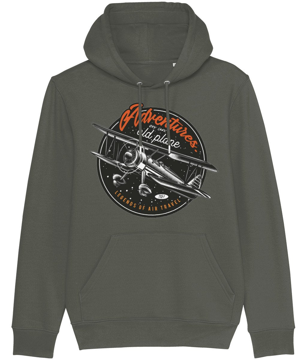 Adventures in an Old Plane Hoodie - Funky Aviation