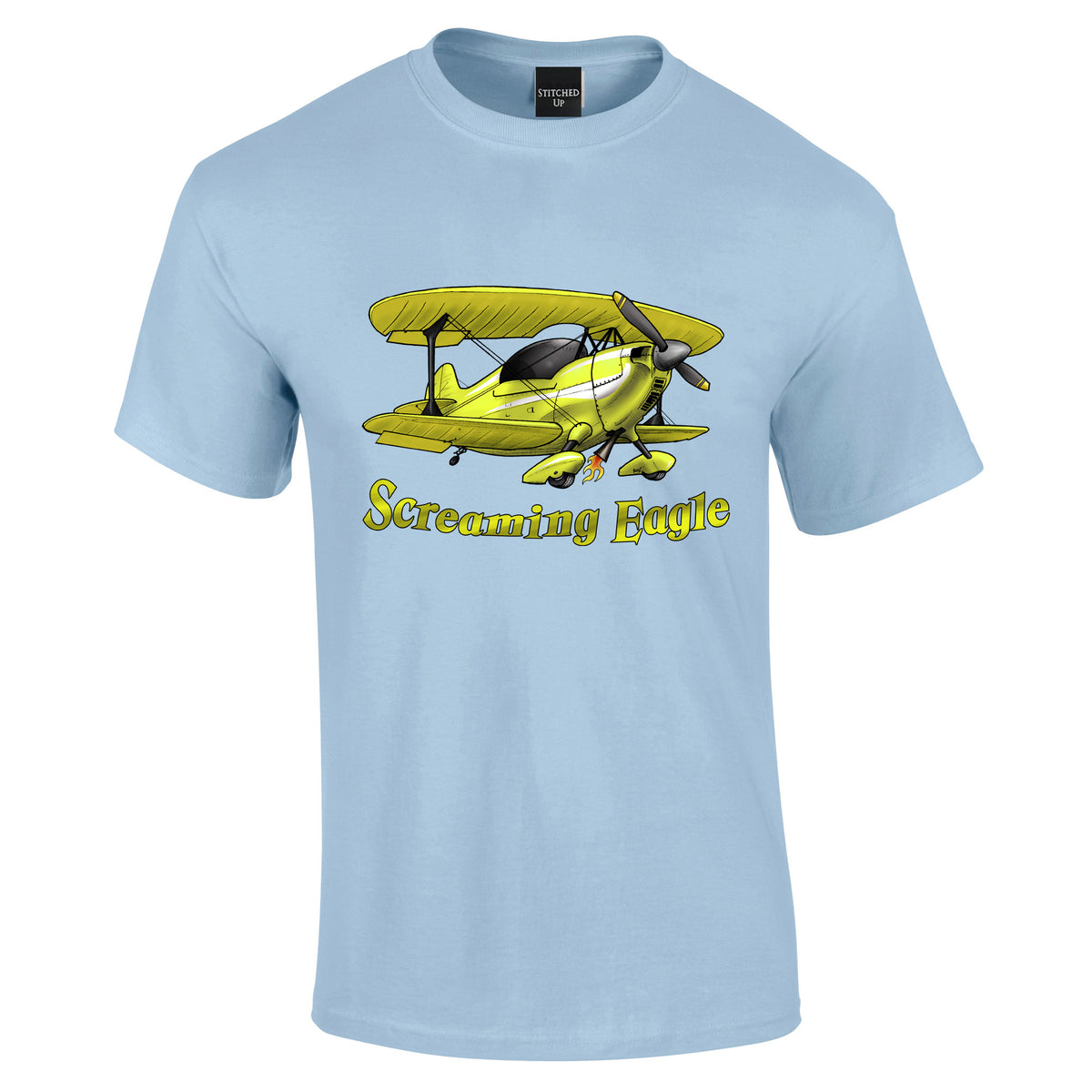 Christen Eagle Aerobatic T-Shirt Yellow - Funky Aviation