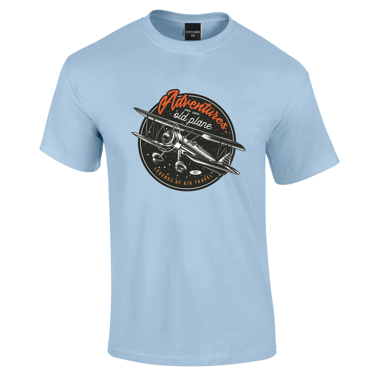 Adventures in an Old Plane T-Shirt - Funky Aviation