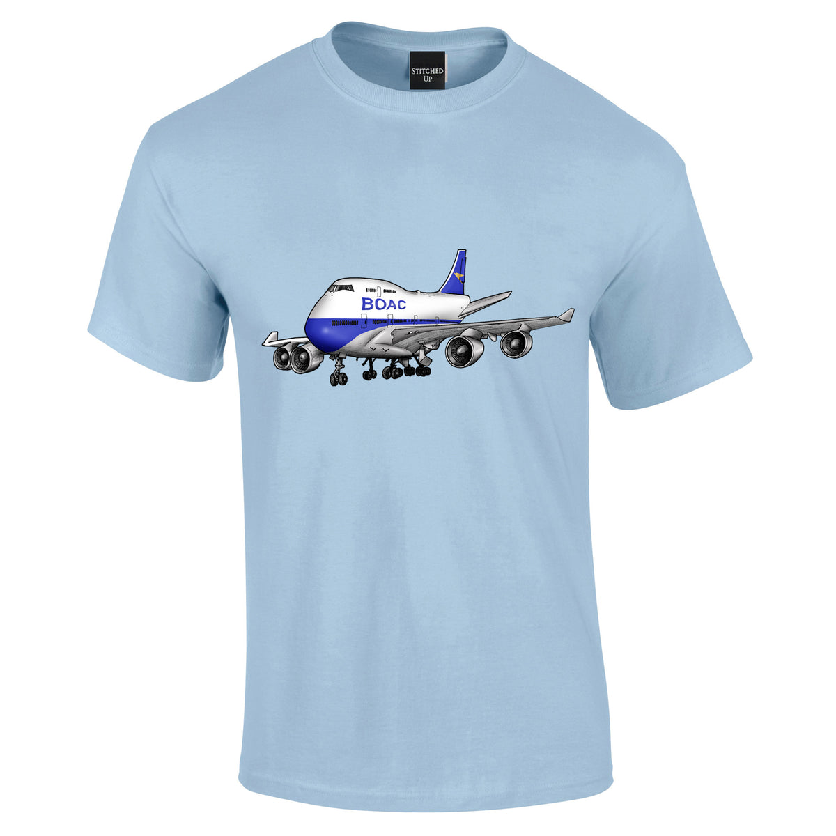 BOAC Boeing 747 Retro T-Shirt - Funky Aviation