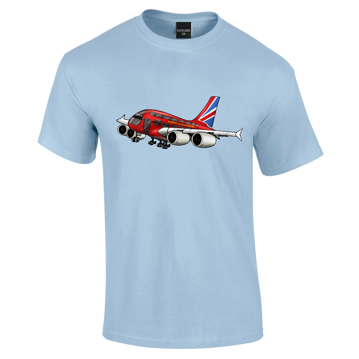 The London AirBus A380 T-Shirt - Funky Aviation