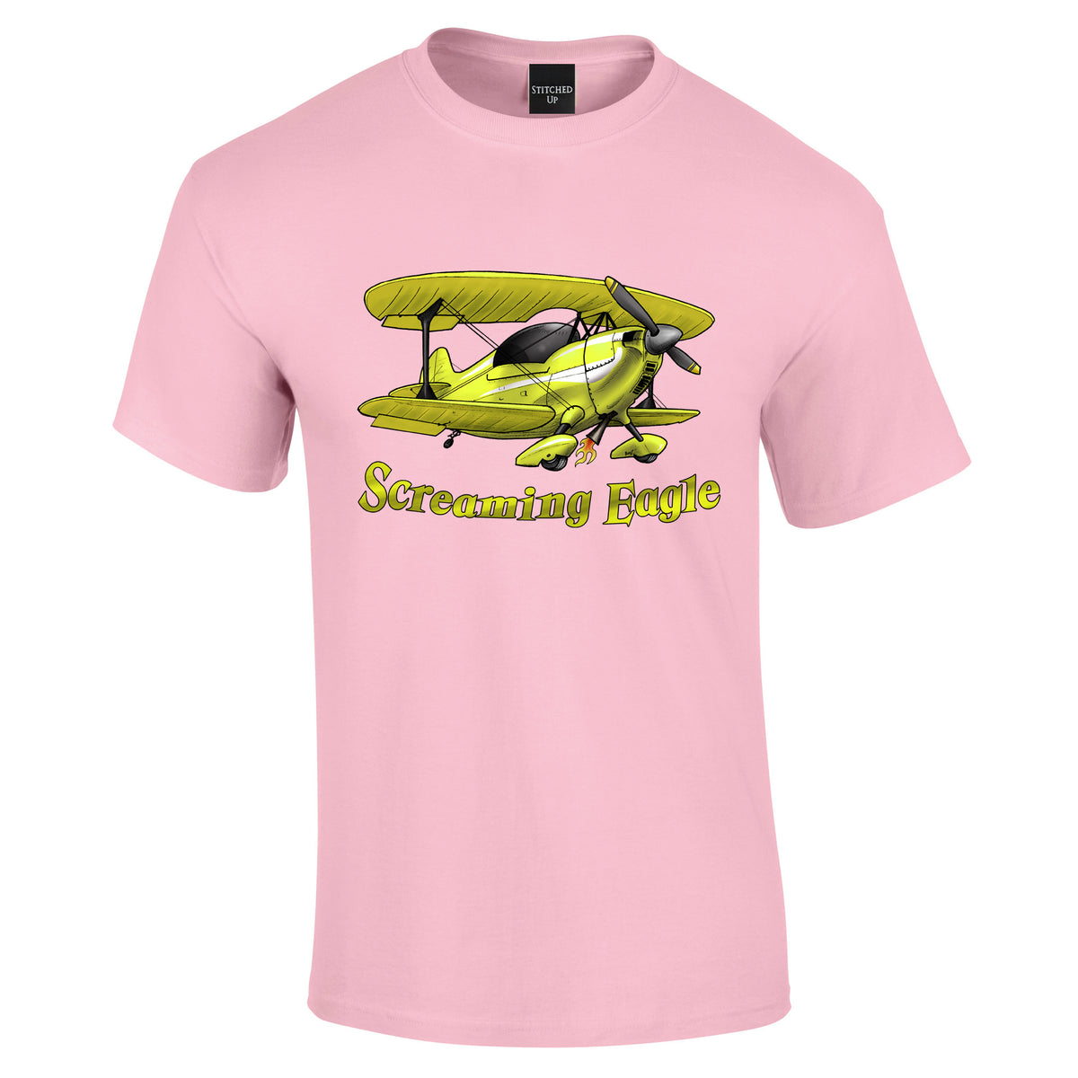 Christen Eagle Aerobatic T-Shirt Yellow - Funky Aviation