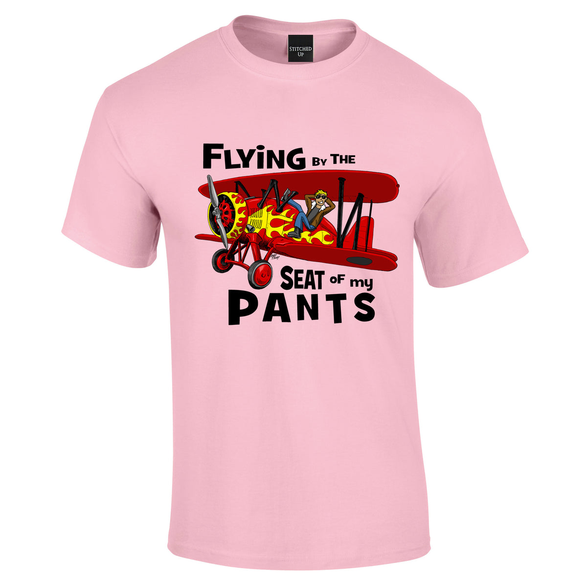 Flying by the Seat of my Pants T-Shirt - Funky Aviation
