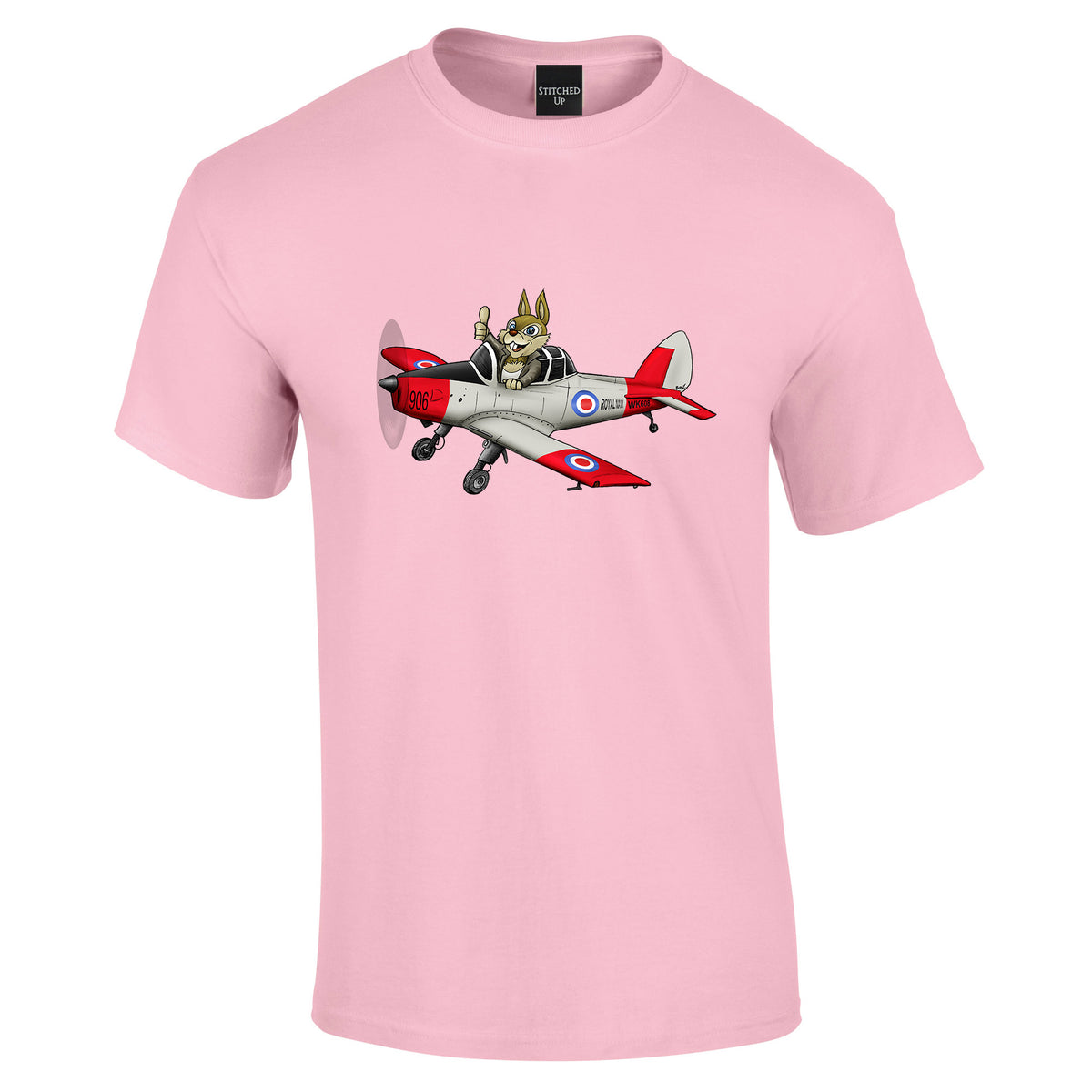 Vintage Chipmunk Cartoon T-Shirt - Funky Aviation