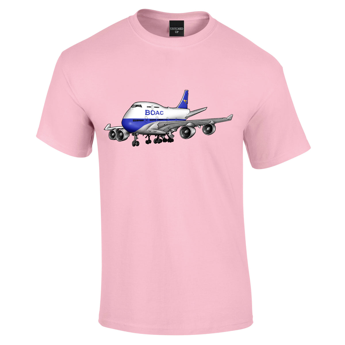 BOAC Boeing 747 Retro T-Shirt - Funky Aviation