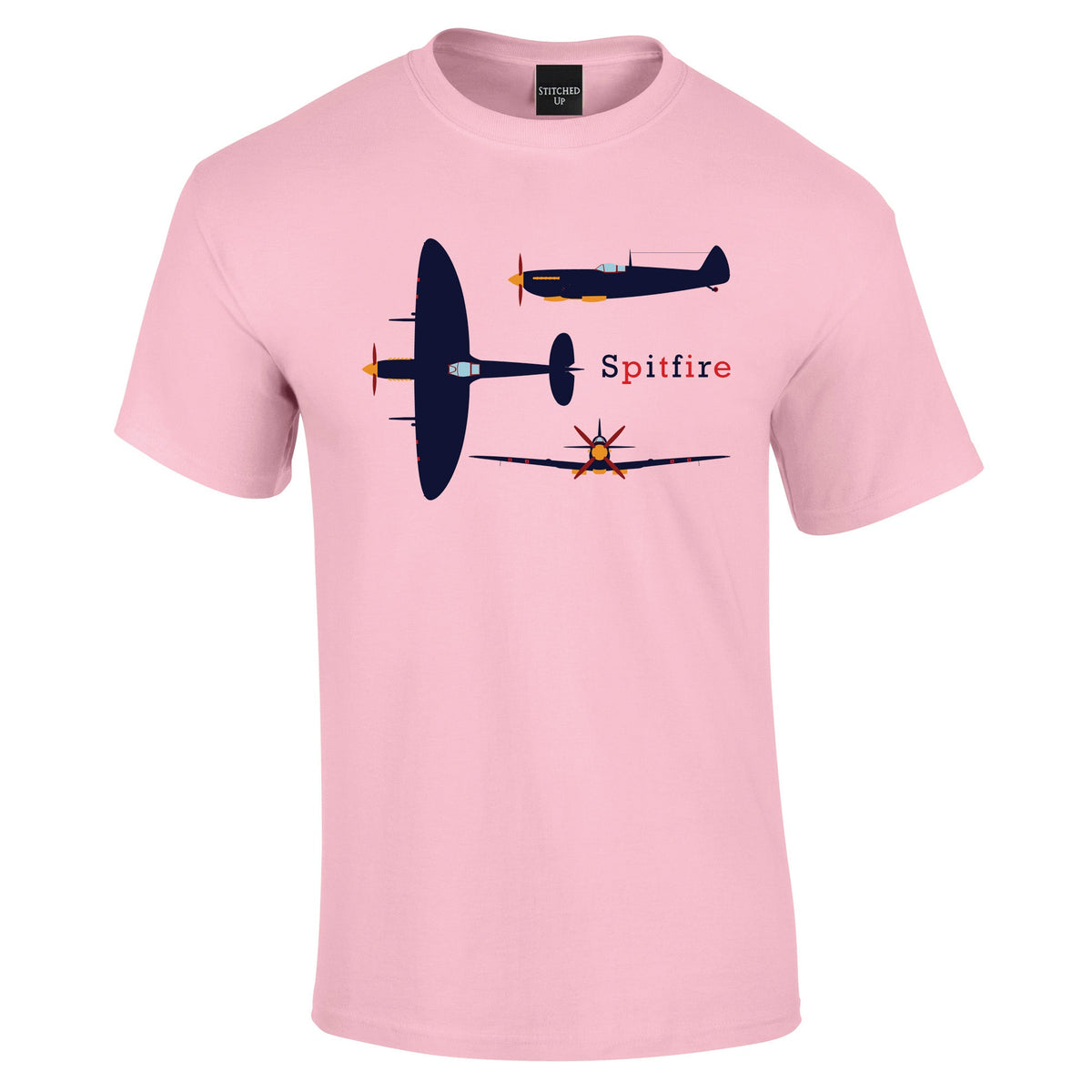 Spitfire profile T-Shirt - Funky Aviation