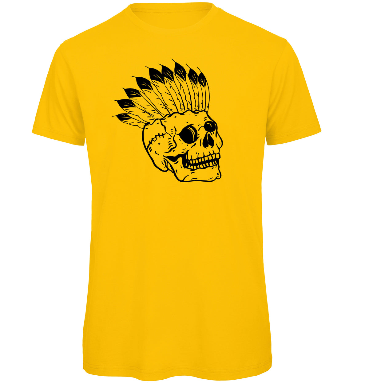 Mohawk Skull design T-Shirt - Funky Aviation
