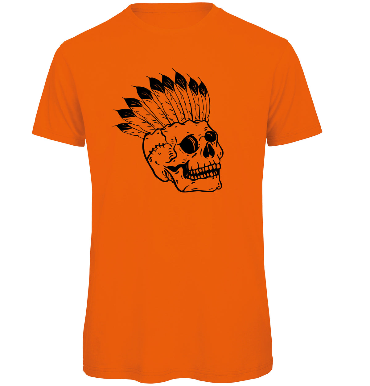 Mohawk Skull design T-Shirt - Funky Aviation