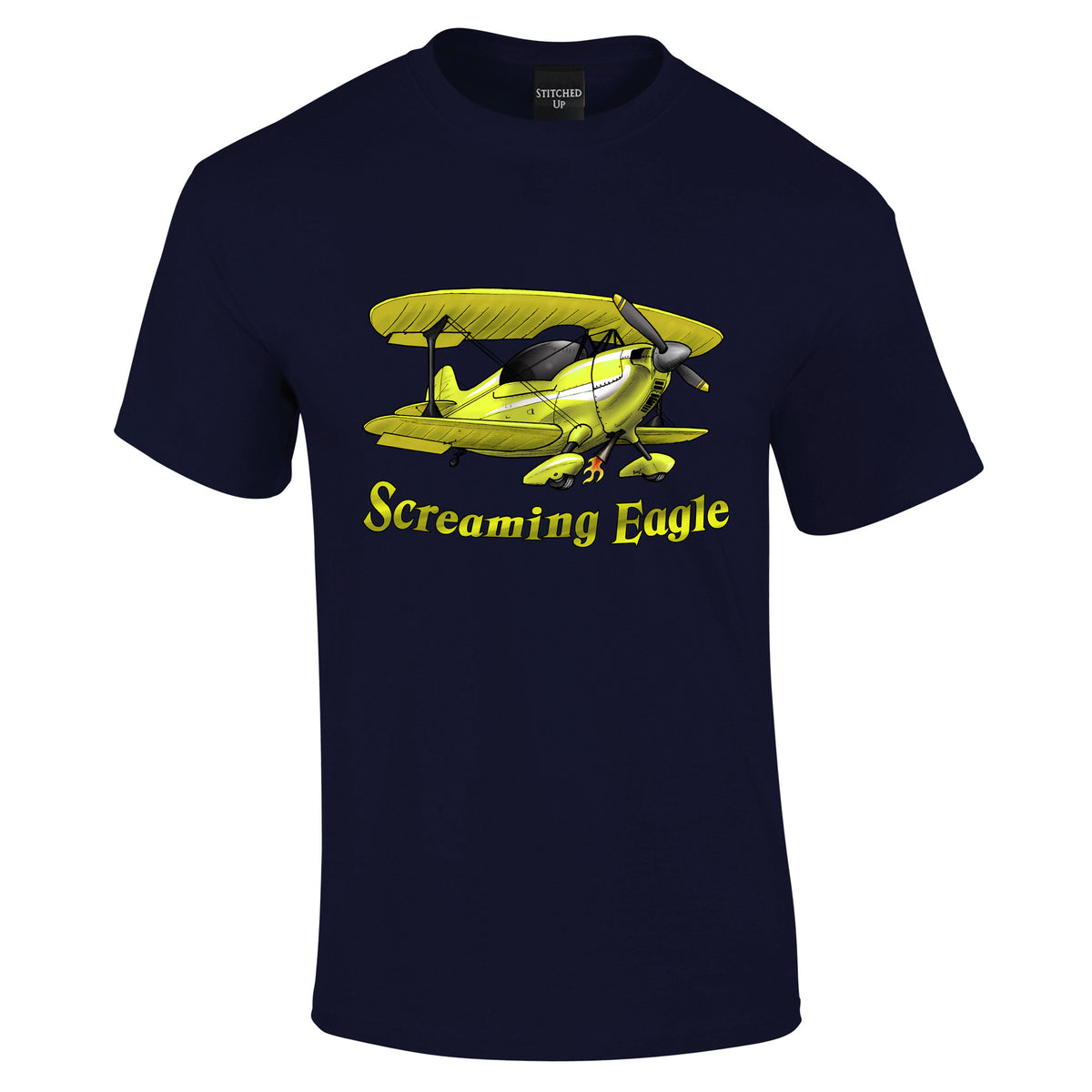 Christen Eagle Aerobatic T-Shirt Yellow - Funky Aviation