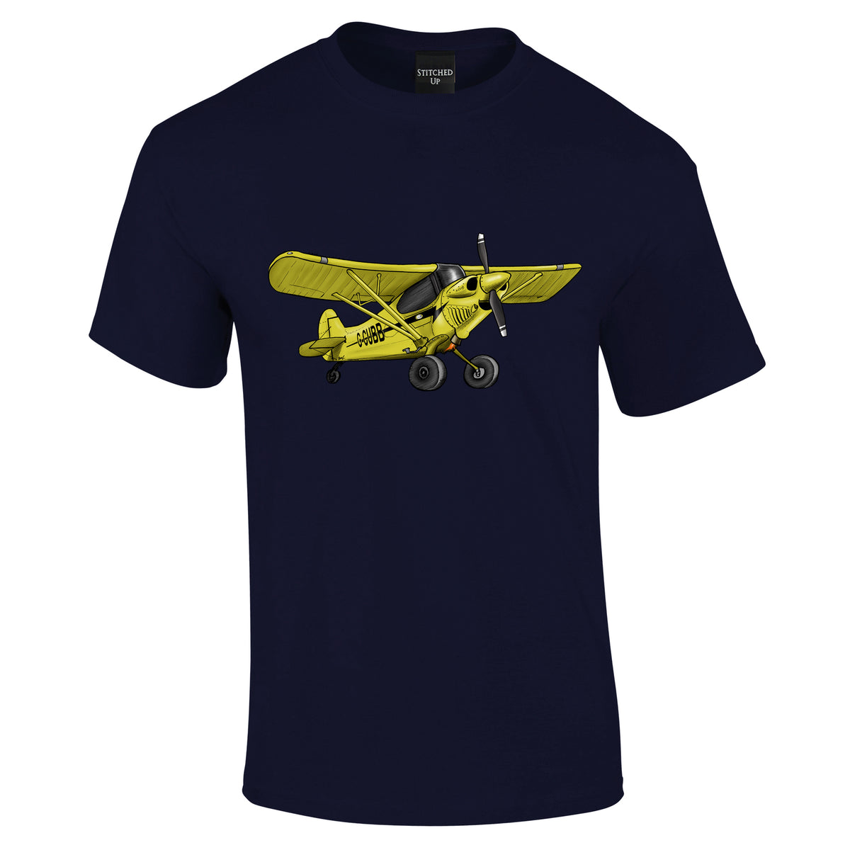 Carbon Super Cub Aircraft T-Shirt G-CUBB - Funky Aviation