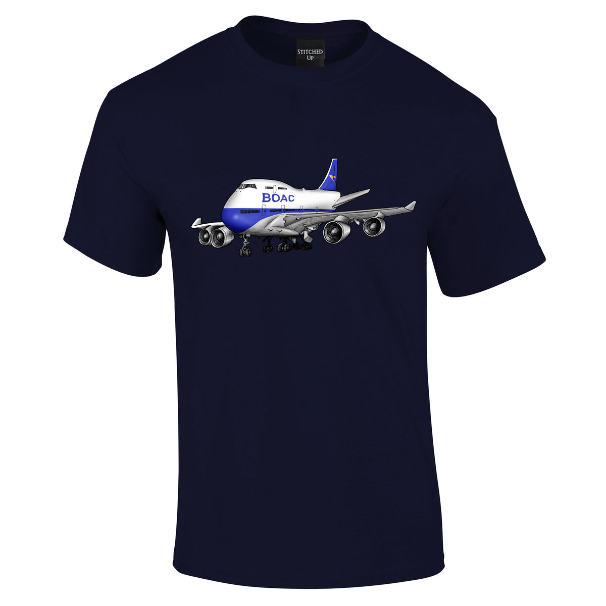 BOAC Boeing 747 Retro T-Shirt - Funky Aviation