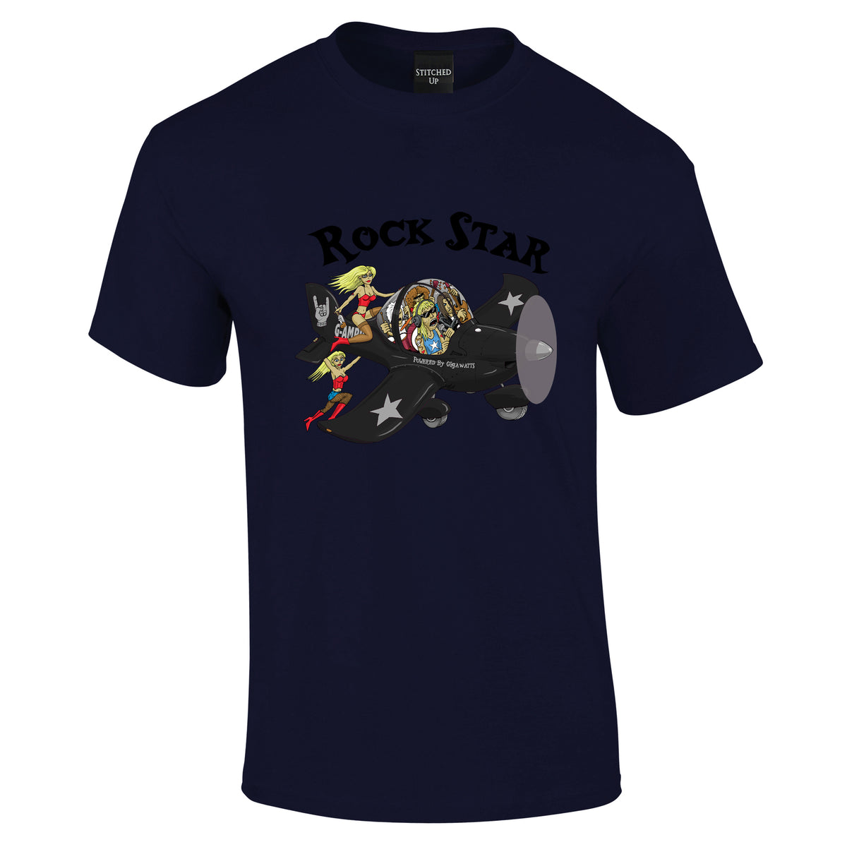Eurostar EV97 Rock Star T-Shirt - Funky Aviation