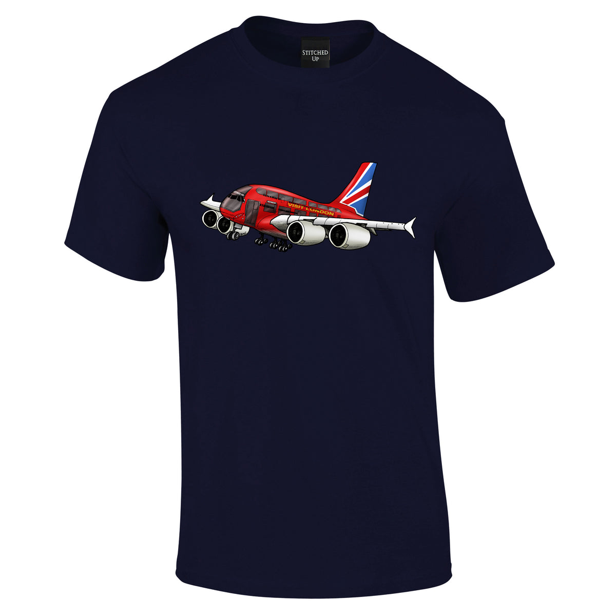 The London AirBus A380 T-Shirt - Funky Aviation