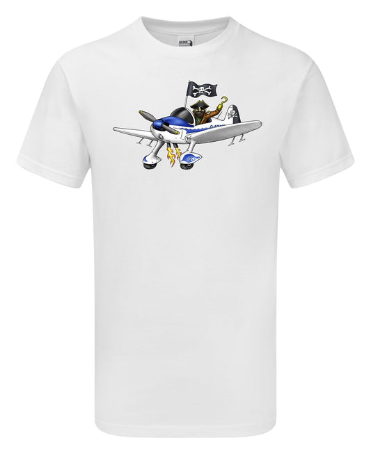 Long John Silver Pirate Pilot T-Shirt