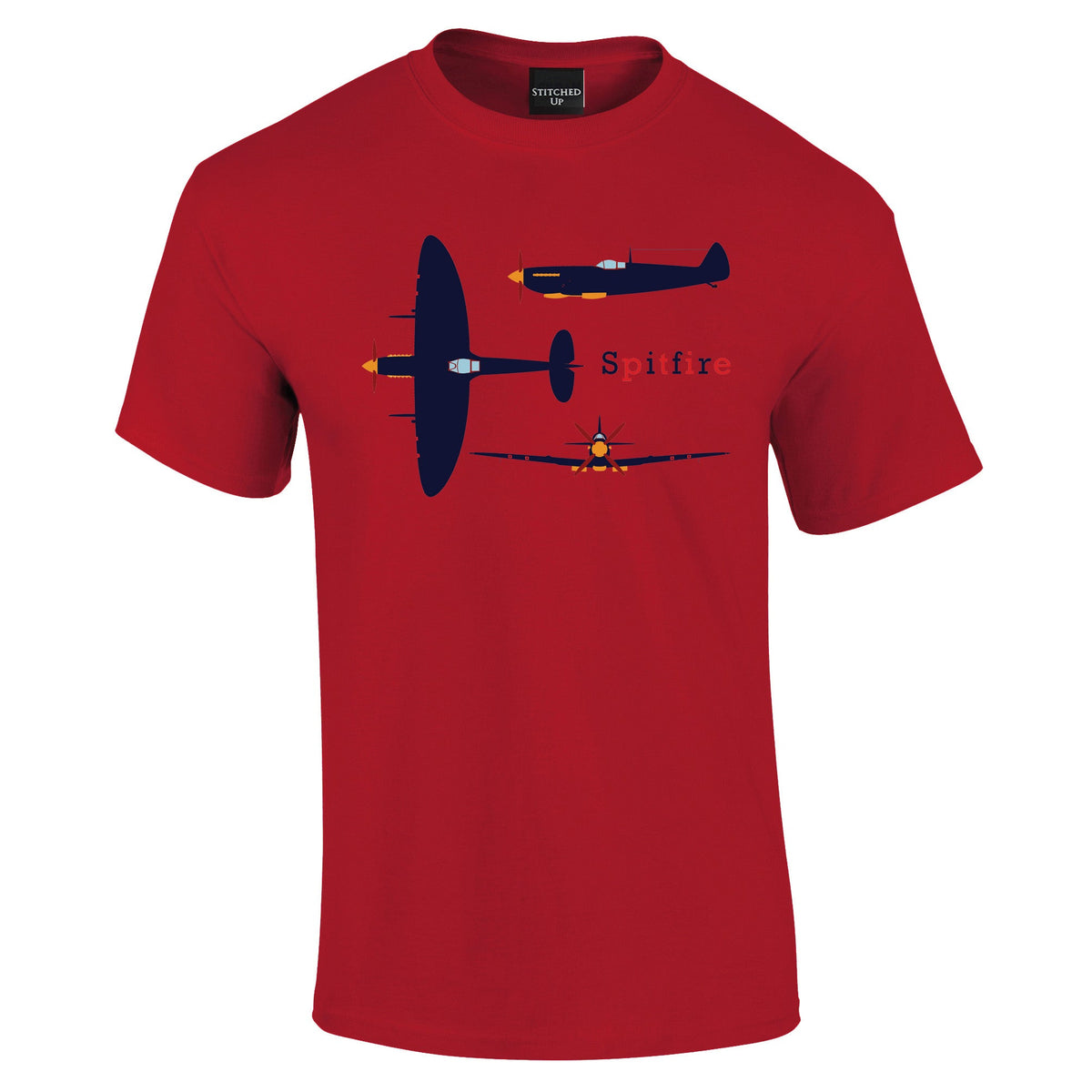 Spitfire profile T-Shirt - Funky Aviation