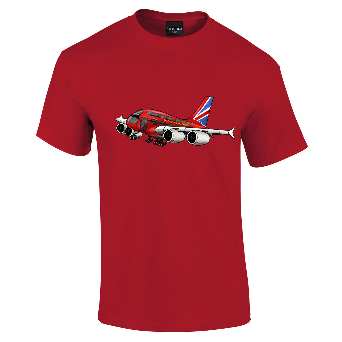The London AirBus A380 T-Shirt - Funky Aviation
