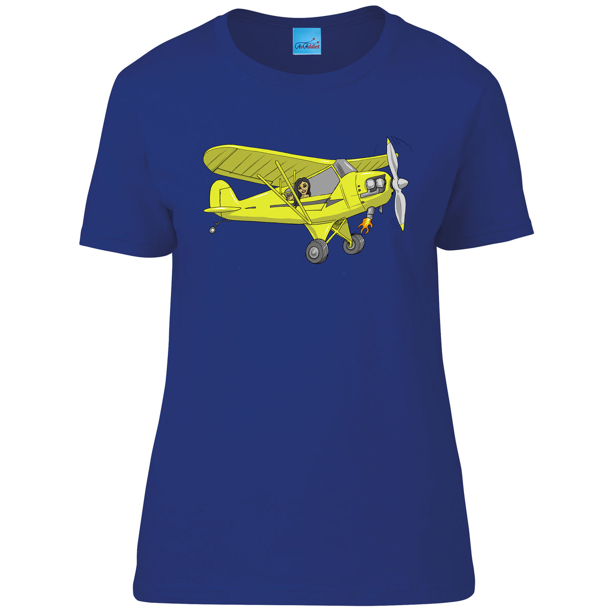 Piper Cub Ladies T-Shirt - Funky Aviation