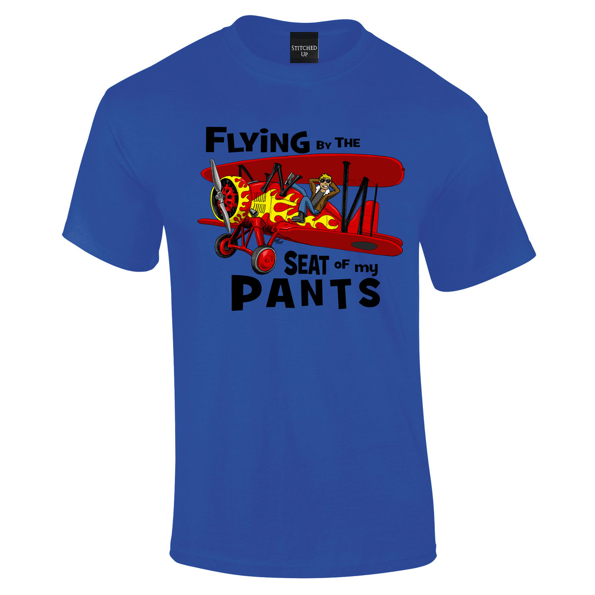 Flying by the Seat of my Pants T-Shirt - Funky Aviation