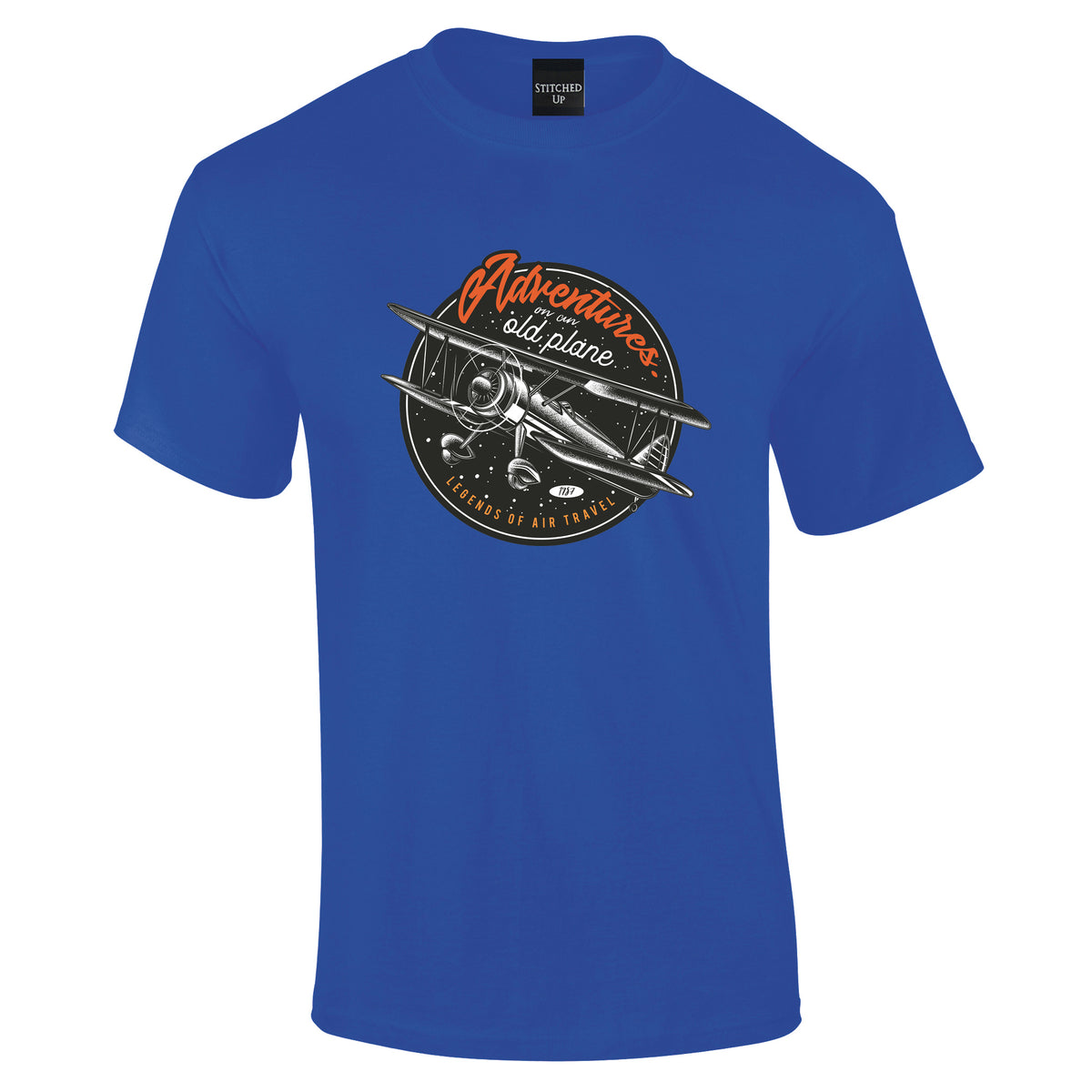 Adventures in an Old Plane T-Shirt - Funky Aviation
