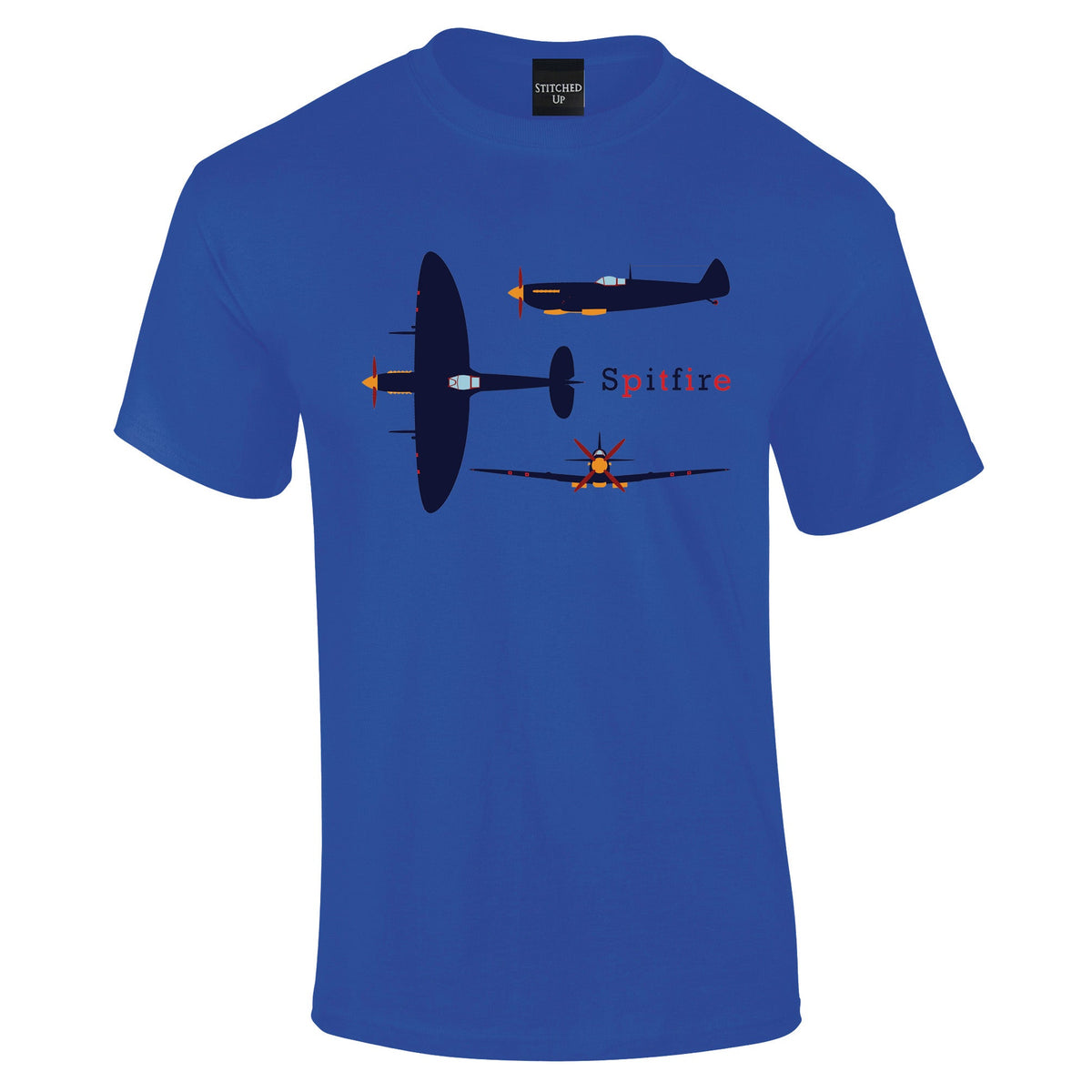 Spitfire profile T-Shirt - Funky Aviation