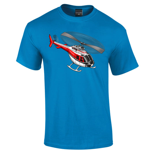 Bell Jet Ranger Helicopter T-Shirt