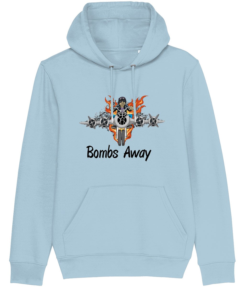 Bombs Away Biker Hoodie - Funky Aviation