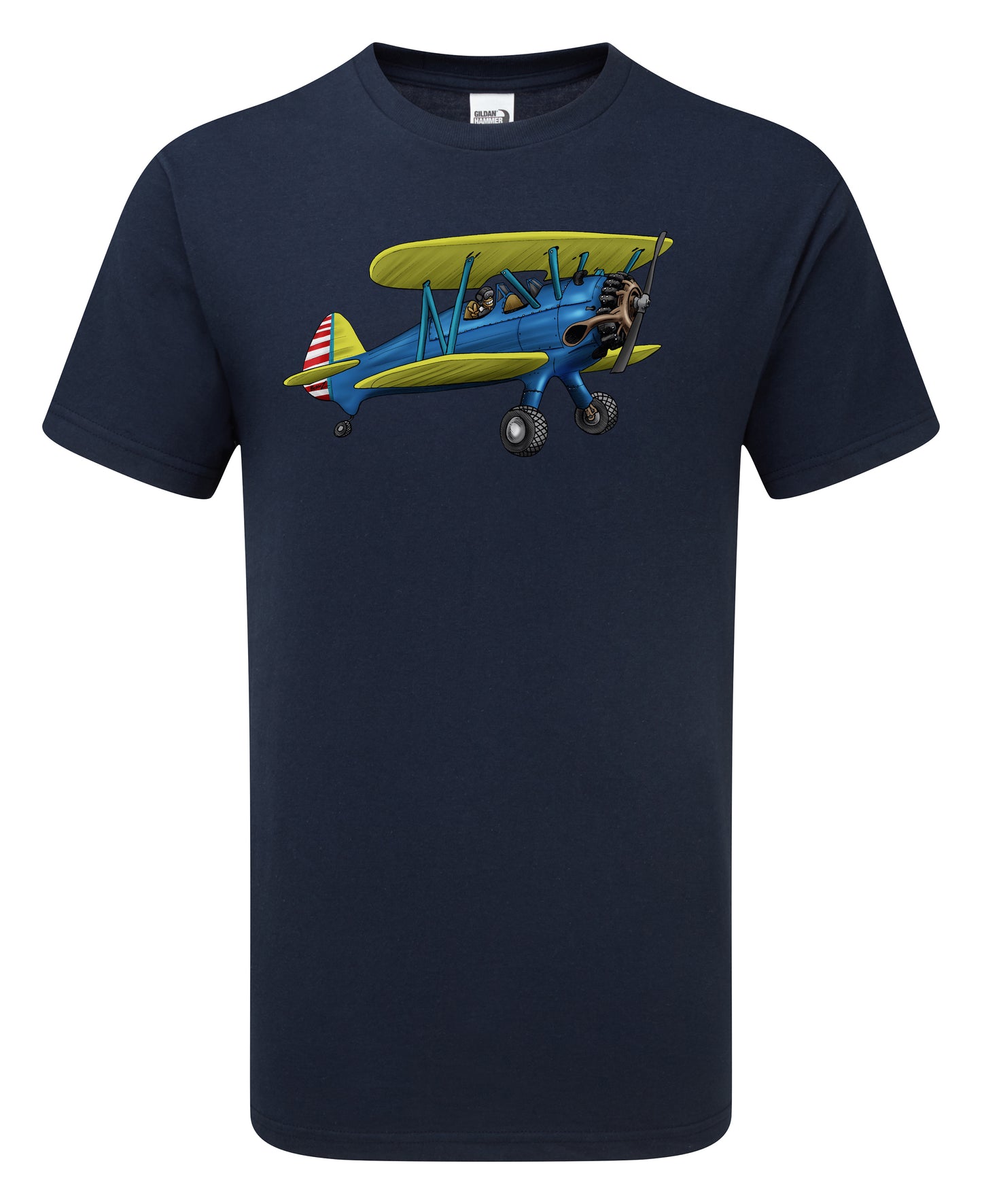 Boeing Stearman Cartoon T-Shirt