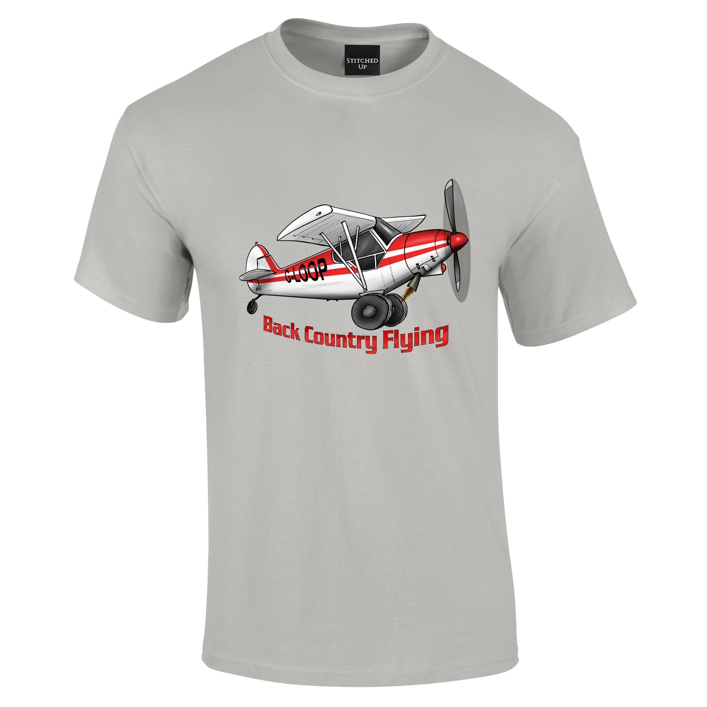 Super Cub Back Country Flying Pilot T-Shirt