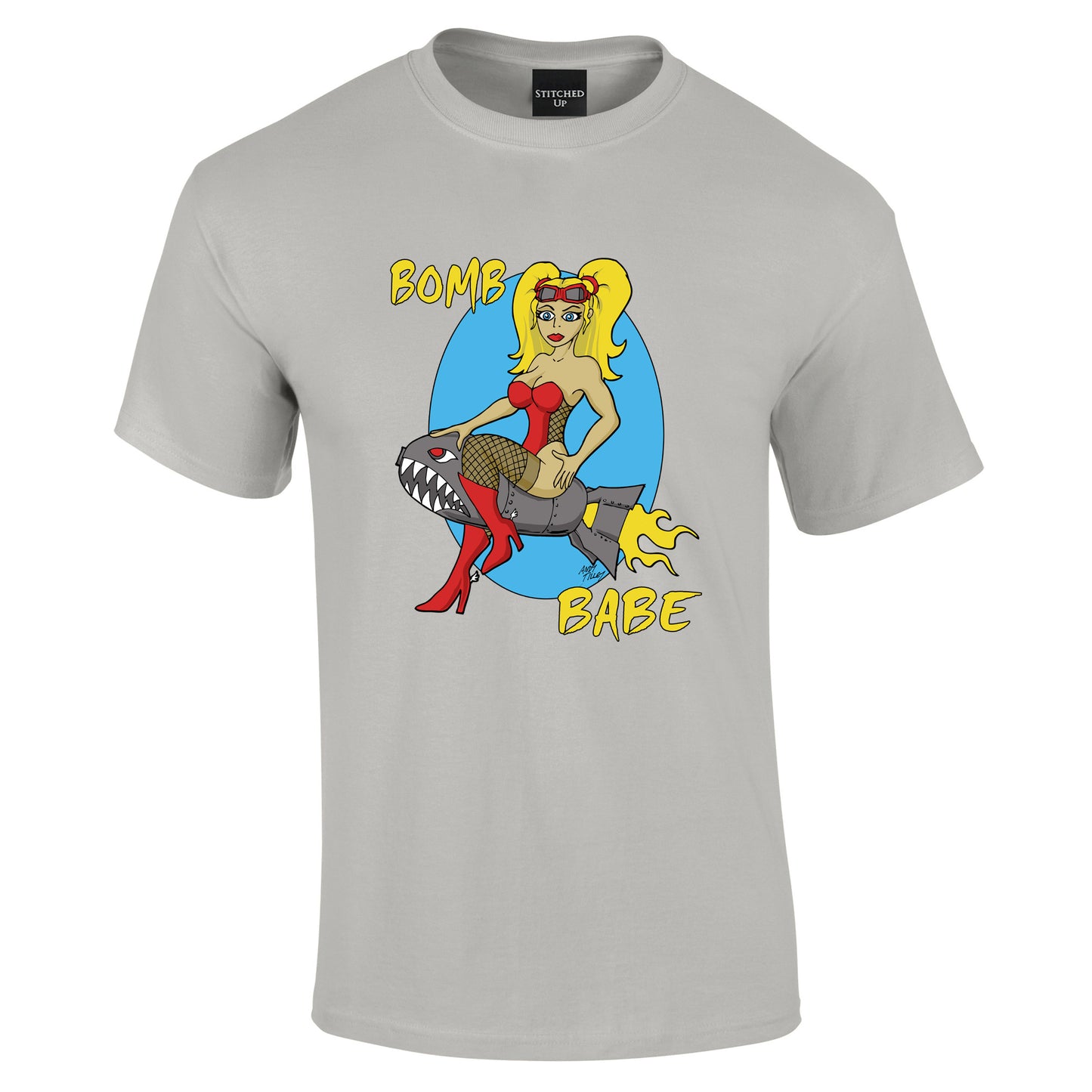 Bomb Babe Aircraft Nose Art T-Shirt