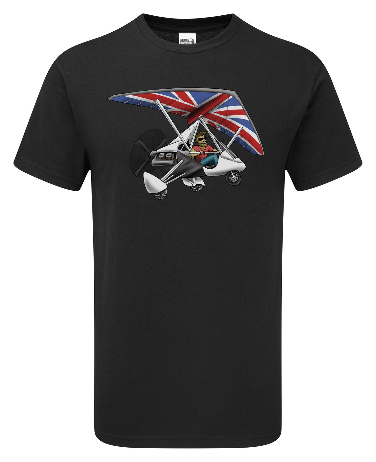 Flexwing Microlight Cartoon T-Shirt - Funky Aviation