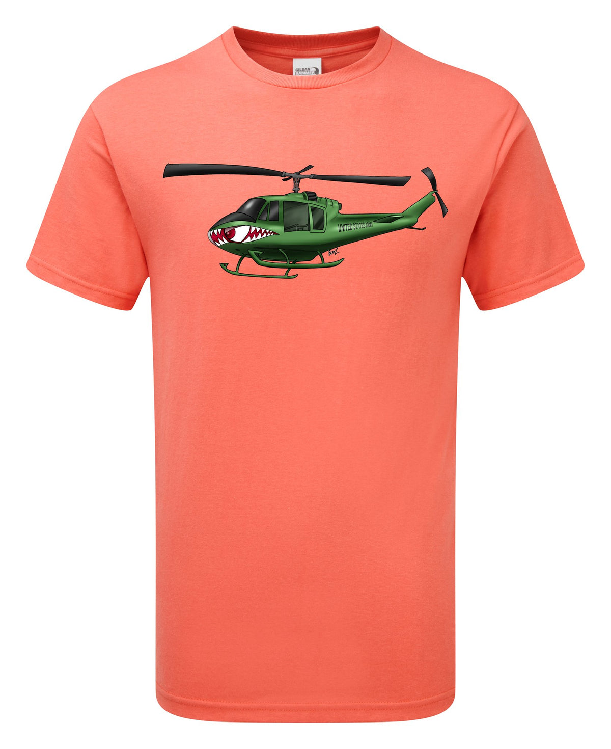 Huey Helicopter Cartoon T-Shirt - Funky Aviation
